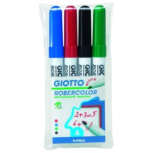 GIOTTO Набор маркеров Robecolor Whiteboard Medium, 4 шт. (фото modal nav 1)