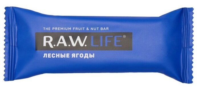Фруктовый батончик R.A.W. Life Орехово-фруктовый батончик R.A.W. LIFE без сахара Лесные ягоды, 20 шт. (фото modal 3)