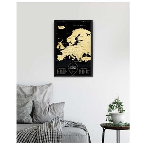 1DEA.me Скретч Карта Европы Black (фото modal nav 7)