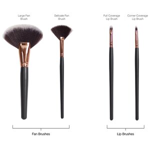 Набор кистей Rio 24 Piece Professional Cosmetic Make Up Brush Set, 24 шт. (фото modal nav 3)