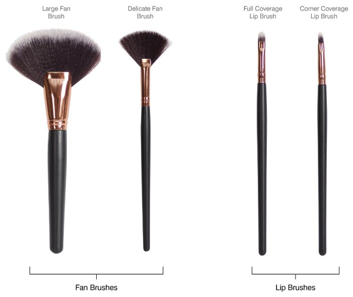 Набор кистей Rio 24 Piece Professional Cosmetic Make Up Brush Set, 24 шт. (фото modal 3)