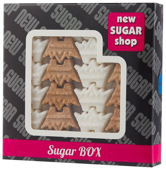 Сахар New SUGAR shop фигурный Sugar BOX Короны сахарные тростниковые и белые (фото modal 1)