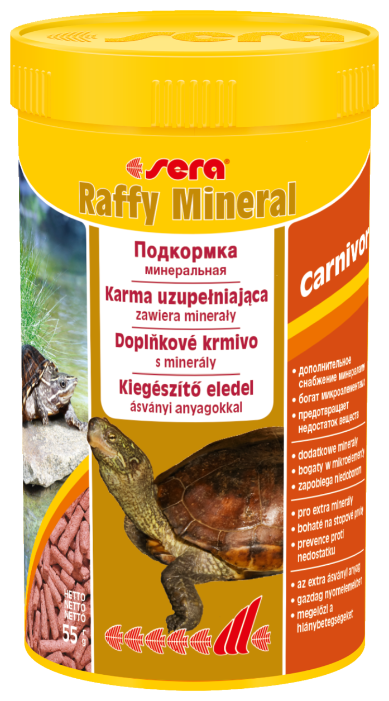 Сухой корм Sera Raffy Mineral для рептилий (фото modal 1)
