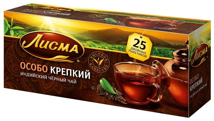 Чай черный Лисма Особо крепкий в пакетиках (фото modal 1)