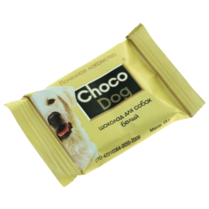 Лакомство для собак VEDA Choco Dog шоколад белый (фото modal nav 1)
