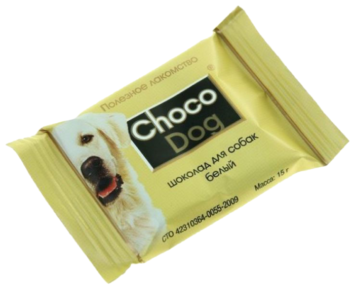 Лакомство для собак VEDA Choco Dog шоколад белый (фото modal 1)