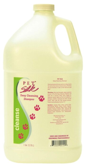 Шампунь Pet Silk Deep Cleansing Shampoo для кошек и собак, 3.79 л (фото modal 1)