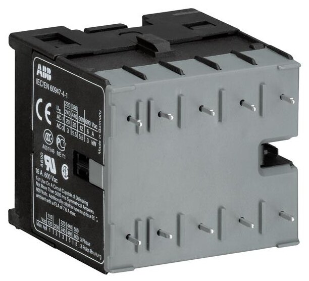 Магнитный пускатель/контактор перемен. тока (ac) ABB GJL1311009R0102 (фото modal 1)