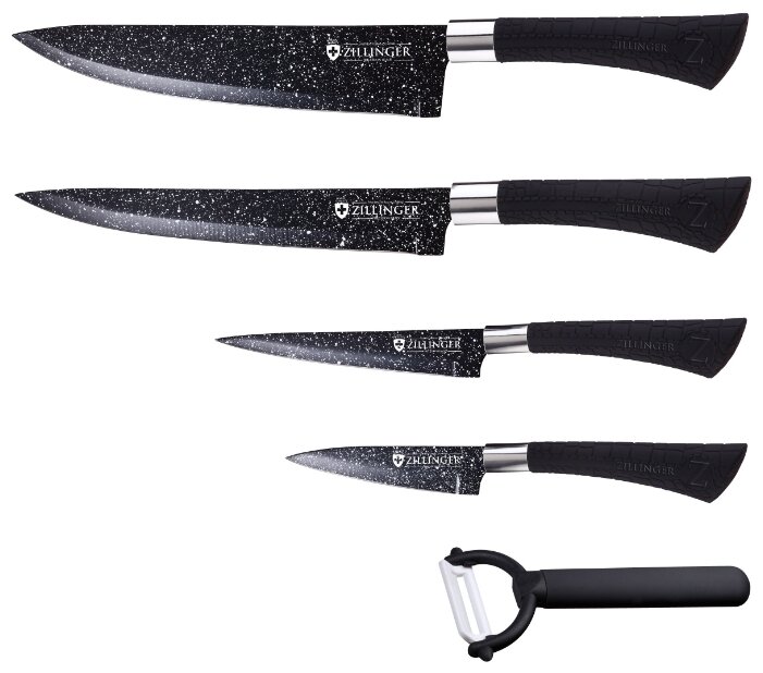 Набор Zillinger 4 ножа и овощечистка ZL-814/ZL-815/ZL-816 (фото modal 1)