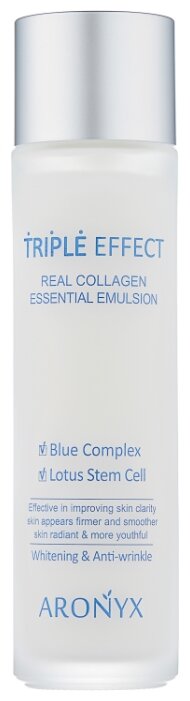 Medi Flower Aronyx Triple Effect Real Collagen Essential Emulsion Эмульсия для лица с морским коллагеном (фото modal 1)