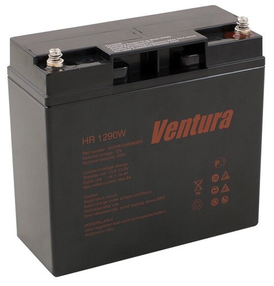 Аккумуляторная батарея Ventura HR 1290W 20 А·ч (фото modal 1)