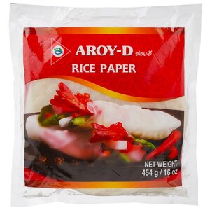 Aroy-D Рисовая бумага круглая (22 см, 50 листов) , 454 г (фото modal nav 1)