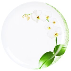 Luminarc Тарелка обеденная White Orchid 25 см (фото modal nav 1)