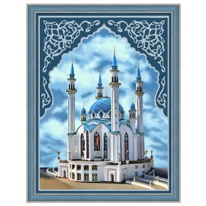 Алмазная живопись Набор алмазной вышивки Мечеть Кул-Шариф (АЖ-1741) 30х40 см (фото modal nav 1)