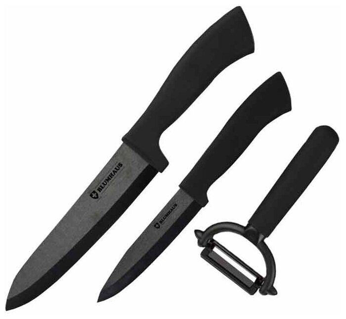 Набор BLUMHAUS 2 ножа и овощечистка BH-156 (фото modal 1)