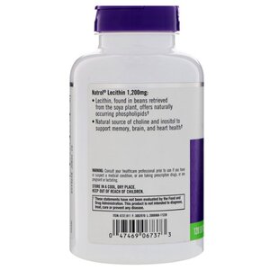 Антиоксидант Natrol Lecithin 1200 mg (120 капсул) (фото modal nav 3)
