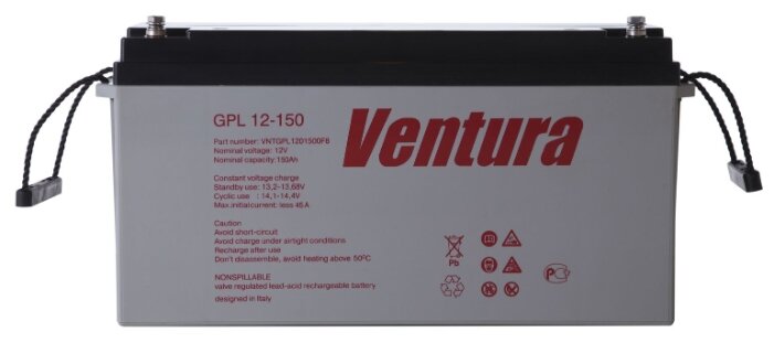 Аккумуляторная батарея Ventura GPL 12-150 155 А·ч (фото modal 1)