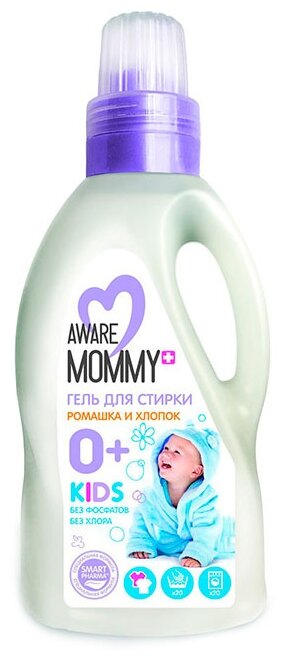 Гель для стирки Aware Mommy для детской одежды ромашка и хлопок (фото modal 1)