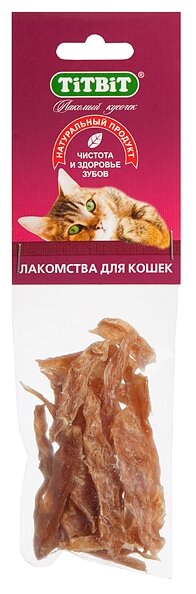 Лакомство для кошек Titbit Филе куриное (соломка) (фото modal 1)