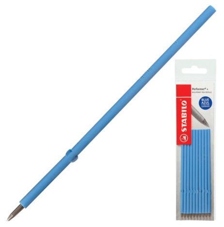 Стержень для шариковой ручки STABILO Performer+ 0.3 мм (10 шт.) (фото modal 1)