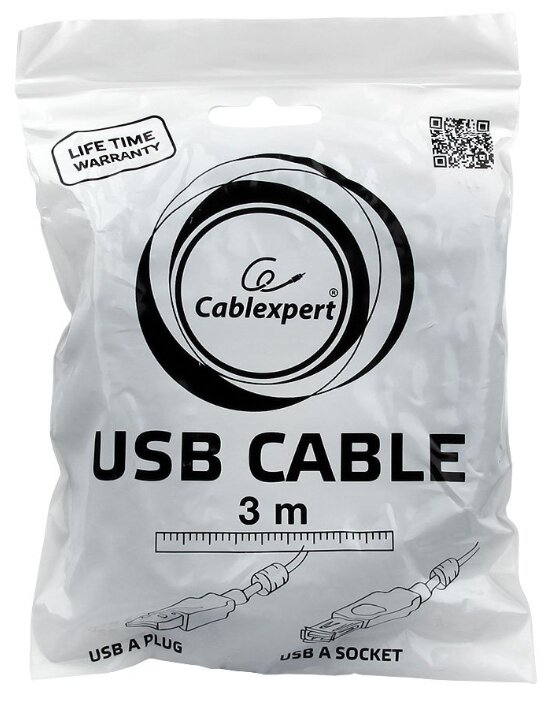 Удлинитель Cablexpert USB - USB (CCF2-USB2-AMAF-10) 3 м (фото modal 3)