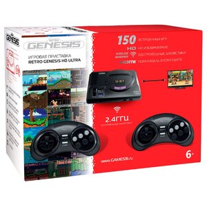 Игровая приставка Retro Genesis HD Ultra + 150 игр (фото modal nav 2)