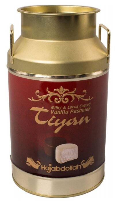 Набор конфет Hajabdollah Tiyan из пашмалы с молочным вкусом в белой глазури и вкусом ванили в шоколадной глазури 300 г (фото modal 1)