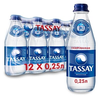 Вода питьевая TASSAY газированная, стекло (фото modal 2)