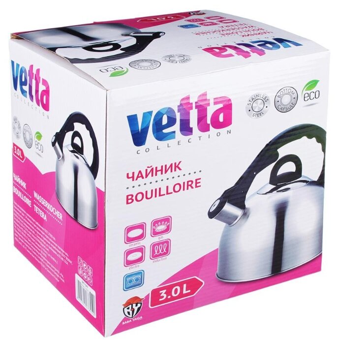 Vetta Чайник RWK-038-3.0L-S 3 л (фото modal 3)