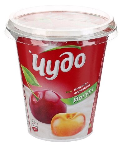 Йогурт Чудо Со вкусом Вишня-Черешня 2.5%, 290 г (фото modal 2)