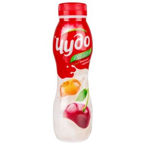 Питьевой йогурт Чудо вишня-черешня 2.4%, 270 г (фото modal nav 1)