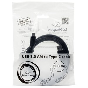 Кабель Cablexpert USB - USB Type-C (CCP-USB3-AMCM-6) 1.8 м (фото modal nav 3)