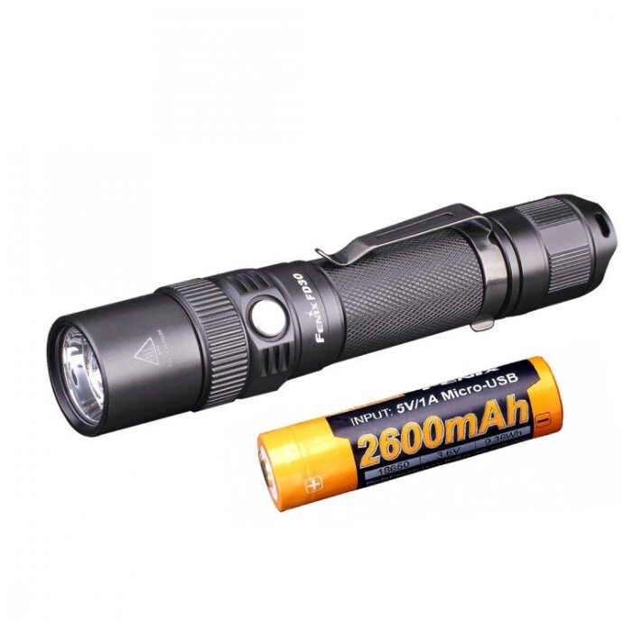 Ручной фонарь Fenix FD30 c аккумулятором (фото modal 1)