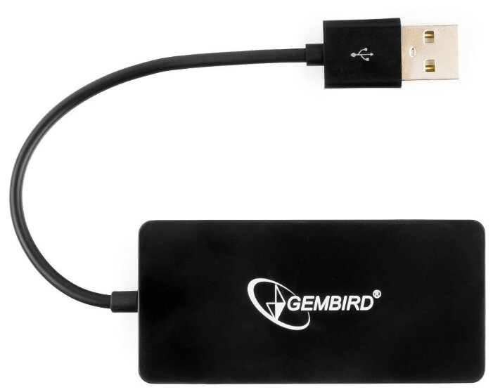 USB-концентратор Gembird UHB-U2P4-03, разъемов: 4 (фото modal 2)