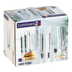 Набор стопок Luminarc New York H5018 50 мл, 6 шт (фото modal nav 2)