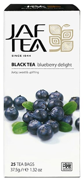 Чай черный Jaf Tea Platinum collection Blueberry delight в пакетиках (фото modal 1)