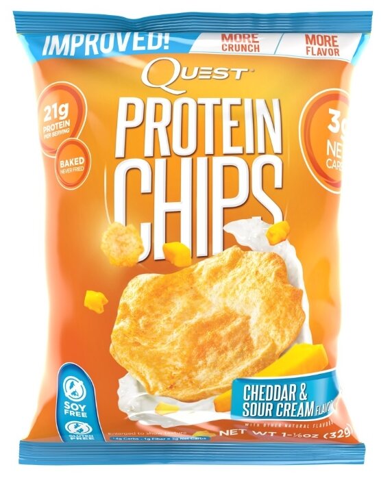 Quest Nutrition чипсы Protein Chips (32 г) (фото modal 7)