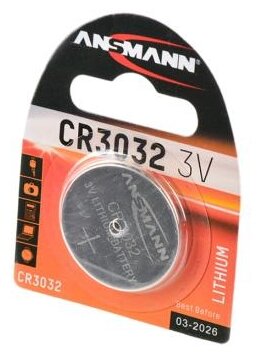 Батарейка ANSMANN CR3032 (фото modal 1)