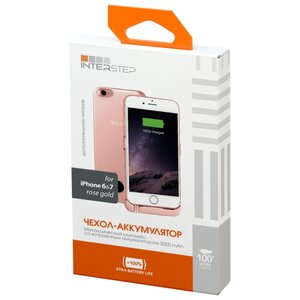 Чехол-аккумулятор INTERSTEP Metal battery case для iPhone 6/7 (фото modal nav 17)