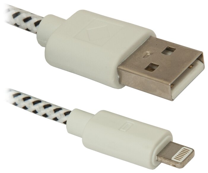 Кабель Defender USB 2.0 - Lightning (ACH01-03T) 1 м (фото modal 2)