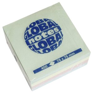 Global Notes блок-кубик с липким слоем 75х75 мм, 400 листов (382098/382001) (фото modal nav 1)