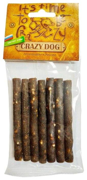 Лакомство для собак Titbit Crazy Dog Мясная соломка с ягненком для мелких пород (фото modal 1)