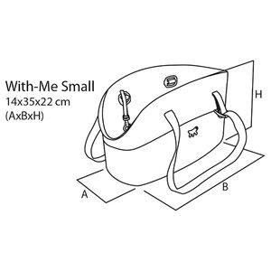 Переноска-сумка для собак Ferplast With-Me Small 35х14х22 см (фото modal nav 6)