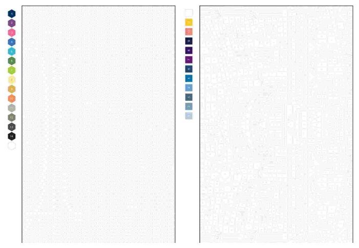 Манн, Иванов и Фербер Раскраска Цветовой квест. Непростые картины по номерам (фото modal 2)