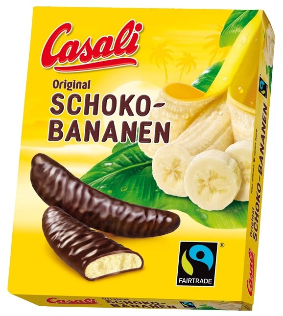 Набор конфет Casali Schoko-Bananen, темный шоколад, 150г (фото modal 1)