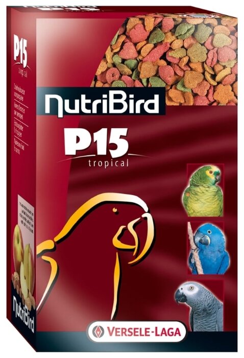 Versele-Laga корм NutriBird P15 Tropical для крупных попугаев (фото modal 1)