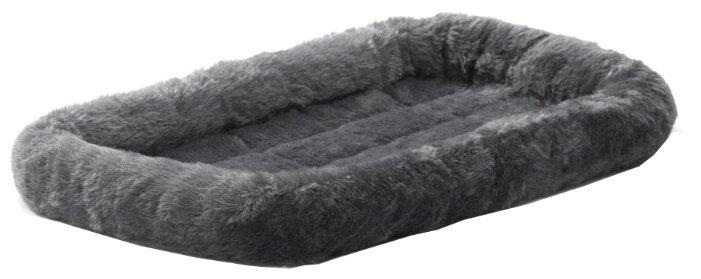 Лежак для кошек, для собак Midwest QuietTime Faux Fur Deluxe Bolster 56х38х8 см (фото modal 2)