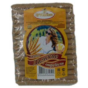 Хлебцы пшеничные ХРУСтепка Дамские с отрубями 80 г (фото modal nav 1)