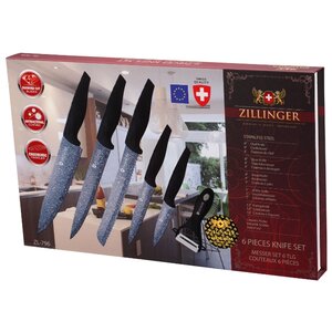 Набор Zillinger 5 ножей и овощечистка ZL-795/ZL-796 (фото modal nav 6)