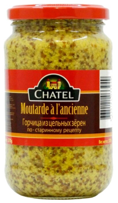 Горчица Chatel Из цельных зёрен, 370 г (фото modal 1)